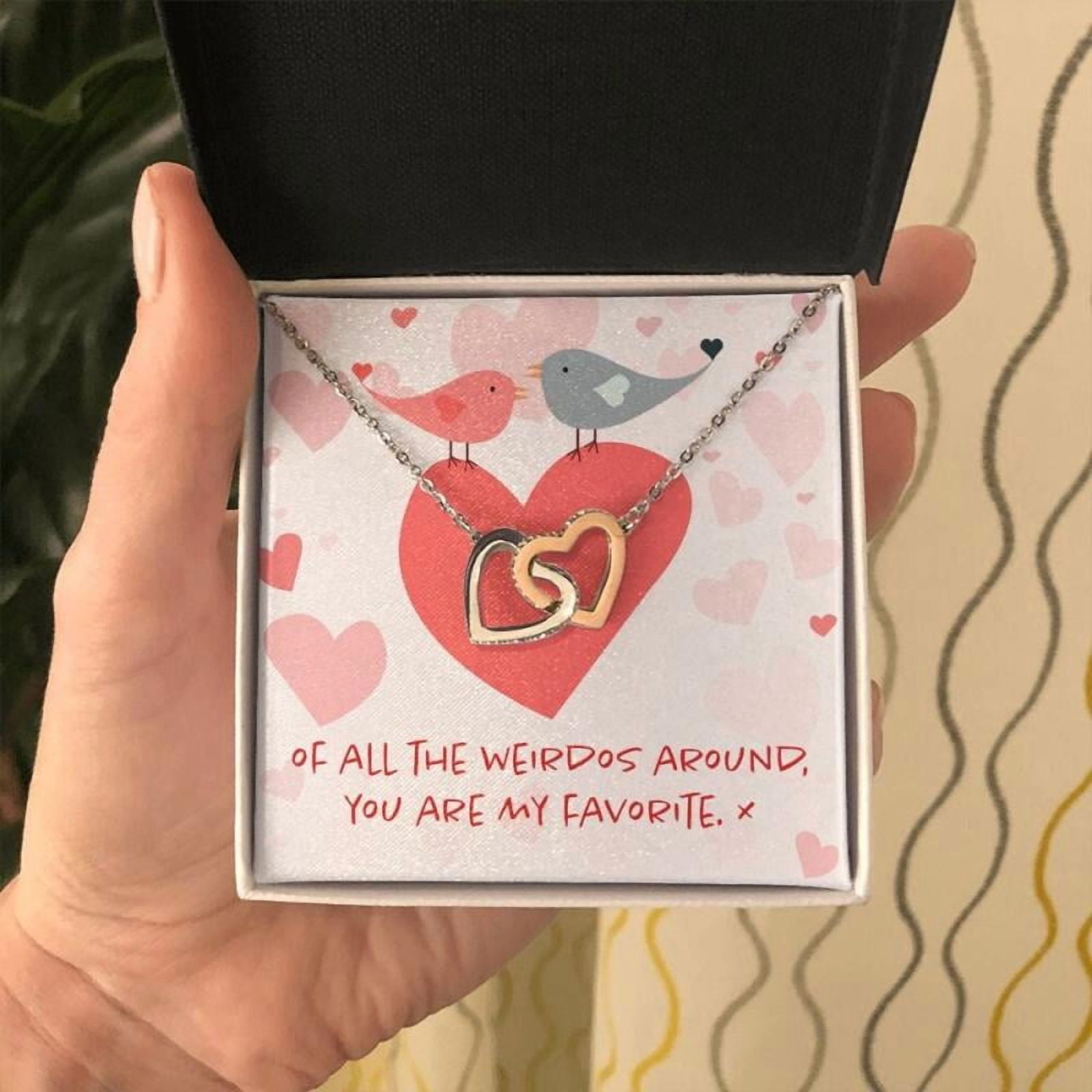 Funny Valentine's Day Gift Necklace for Girlfriend or Wife - Of All the ...