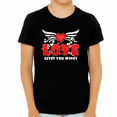 thumbnail image 1 of Funny Valentine's Day Shirt for Boys Love T-Shirts for Boys Love Shirt Valentines Day Gifts for Kids, 1 of 5