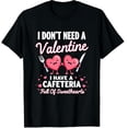 thumbnail image 1 of Funny Valentine's Day T-Shirt - Black Unisex Modern Letter Graphic Crew Neck Short Sleeve T-Shirts (Men's, Women's), 1 of 4