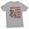 thumbnail image 1 of Funny Valentine's day T-shirt Men's funny ex girlfriend wife plans with my ex tee shirt (XX-Large Grey), 1 of 7