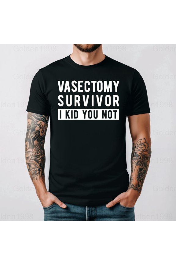 Funny Vasectomy Recovery Humor Men Surgery Retro Vintage Tee Graphic Tee,for men & women up to 5XL