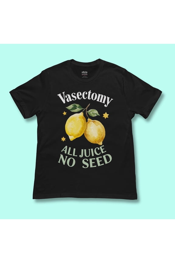 Funny Vasectomy Shirt, Sarcastic Retro Graphic Tee, Weird Meme Humor Top, Gag Gift for Him