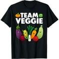 thumbnail image 1 of Funny Veggie Art For Men Women Kids Vegan Plant Vegetarian T-Shirt, 1 of 4
