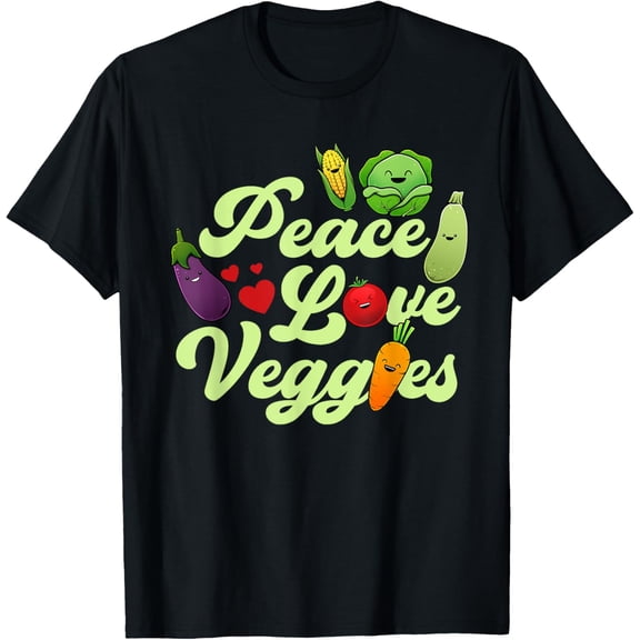 Funny Veggie Art For Men Women Vegetable Plant Vegan Lovers T-Shirt