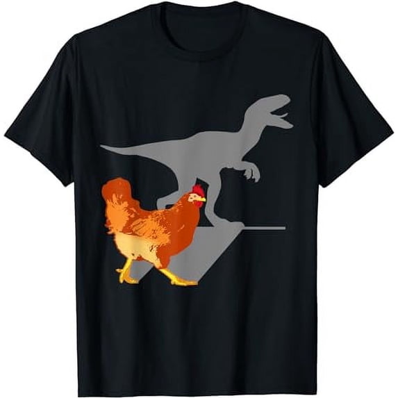 Funny Velociraptor Chicken, Dinosaur Hen Bird Farm lover T-Shirt