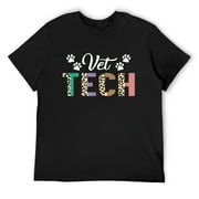 Funny Vet Tech Future Veterinarian Animals Lover Men Men T-Shirt Black Small