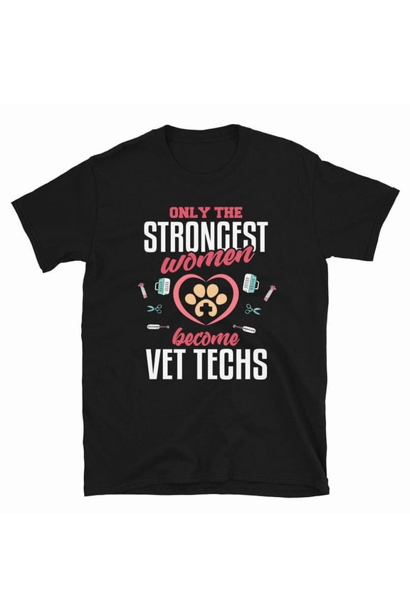 Funny Vet Tech Shirt Veterinary Technician Appreciation Graphic Tee,for men and women up to 5XL