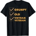 thumbnail image 1 of Funny Veteran Shirt Grumpy Old Vietnam Veteran T-shirt Gifts T-Shirt, 1 of 4