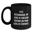 "My Level Of Sarcasm..." Bucket Hat - Black One Size Sun Hat For Men & Women