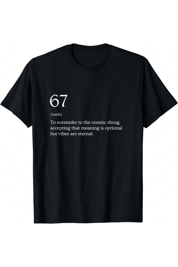 Funny Vibes Are Eternal Definition Quote Unisex Short Sleeve Graphic T-Shirt