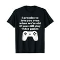 thumbnail image 1 of Funny Video Game Couples Gamer for Boyfriend or Girlfriend T-Shirt, 1 of 5