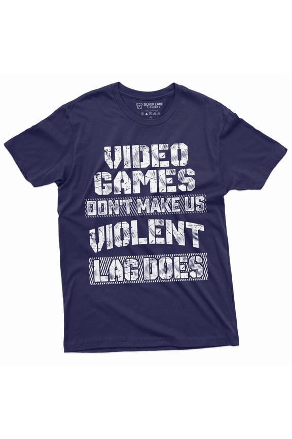 Funny Video Games Gamer T-shirt Console PC Gaming LAG Violence Humor Shirt