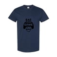 thumbnail image 1 of Funny Video Gaming And Controller Quote Eat Sleep Game Repeat Unisex T-Shirt, 1 of 2