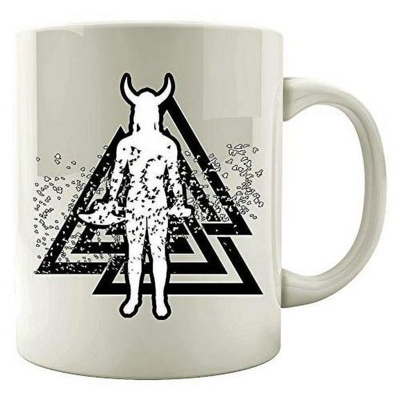 Viking 11 oz Coffee Mug - Norse Pirate Humor White Ceramic Gift