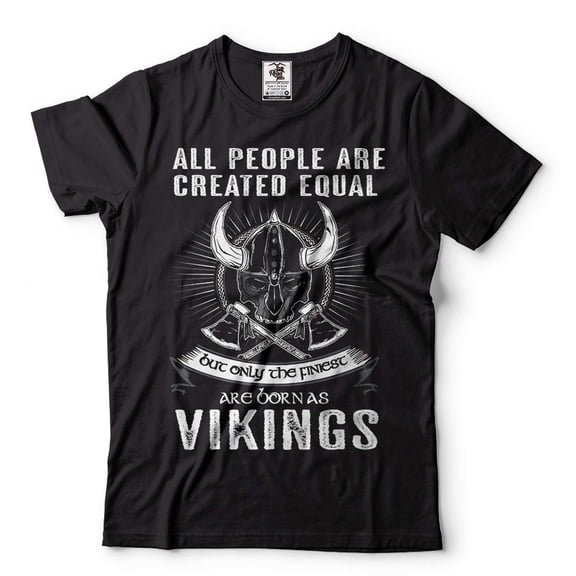 Funny Vikings T-Shirt Viking Patriotic Tee Viking Warrior Skull Helmet Tee Shirt Viking Gift (4X-Large Black)