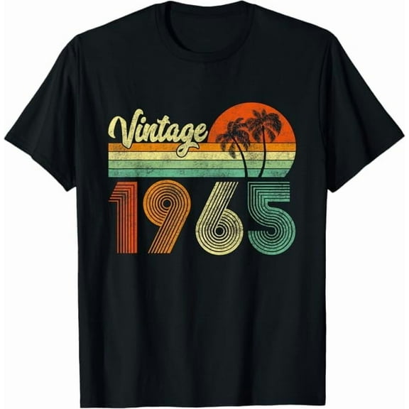 Funny Vintage 1965 60 Years Old T Shirt for 60th My Birthday Shirts Humor Gifts for Men Women Tshirt