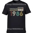 thumbnail image 1 of Funny Vintage 1986 All Original Parts birthday gifts T Shirts Tee Tops Round Neck Short-Sleeve Tshirt Casual Basic T-shirts, 1 of 6