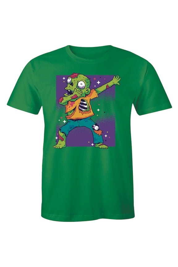 Funny Vintage Dab Dance Dabbing Zombie  Fun Men's Space T-Shirt