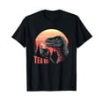 thumbnail image 1 of Funny Vintage Dinosaur Tea Lover T-Shirt for Humorous Tea Enthusiasts, 1 of 5