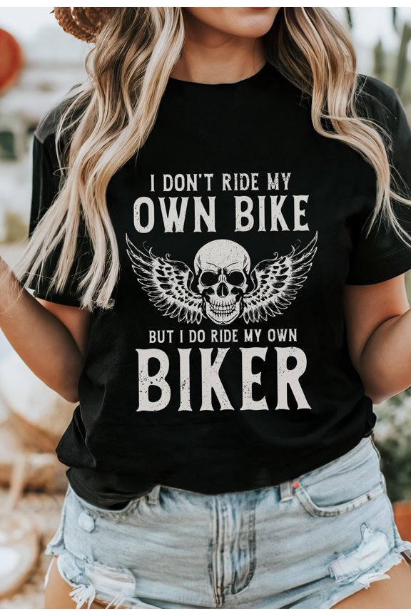Funny Vintage Motorcycle Biker T-Shirt for Women - Comfort Colors Tee for Biker Enthusiasts