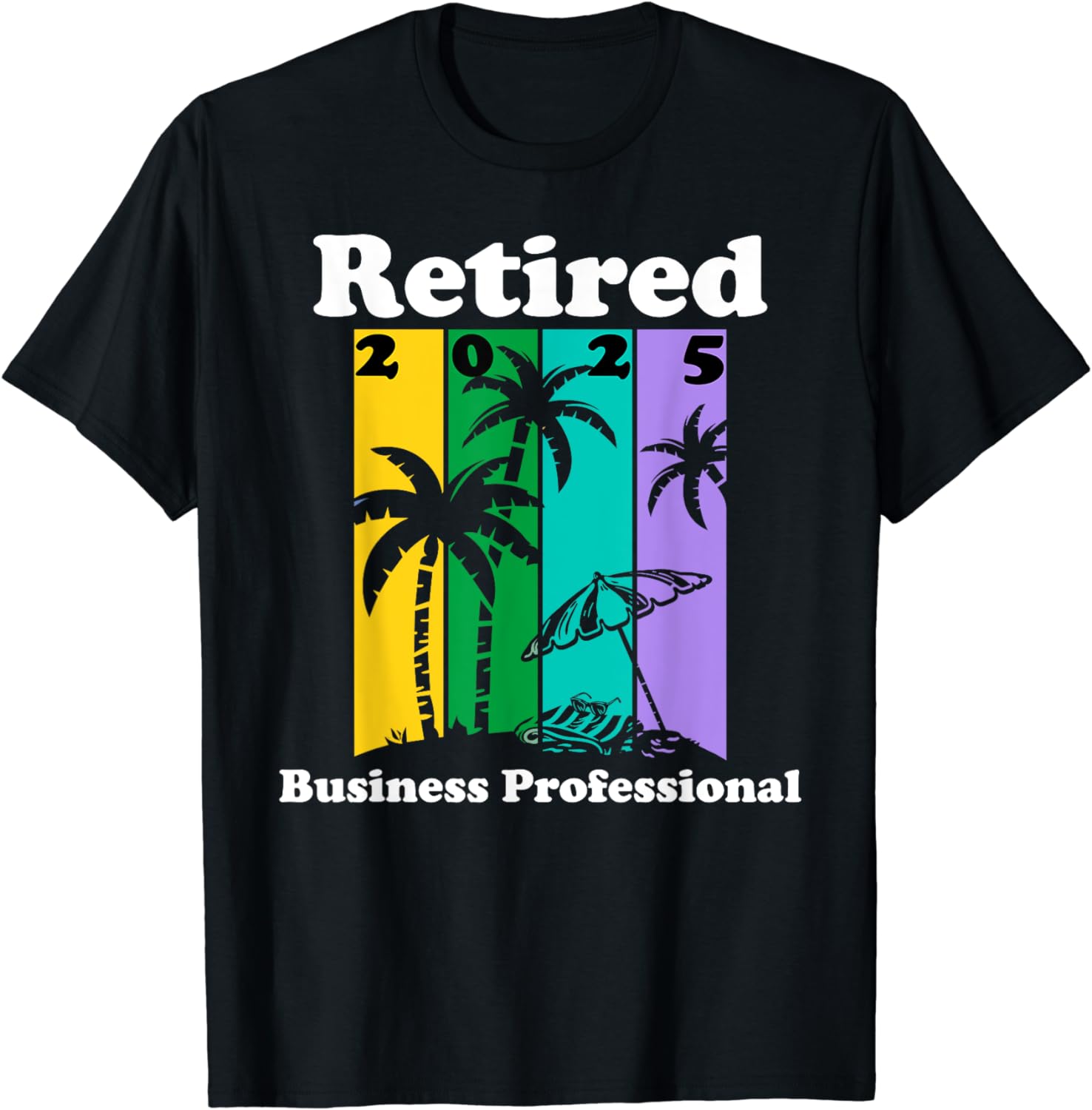 Funny Vintage Retirement 2025 Retired Business Professional TShirt