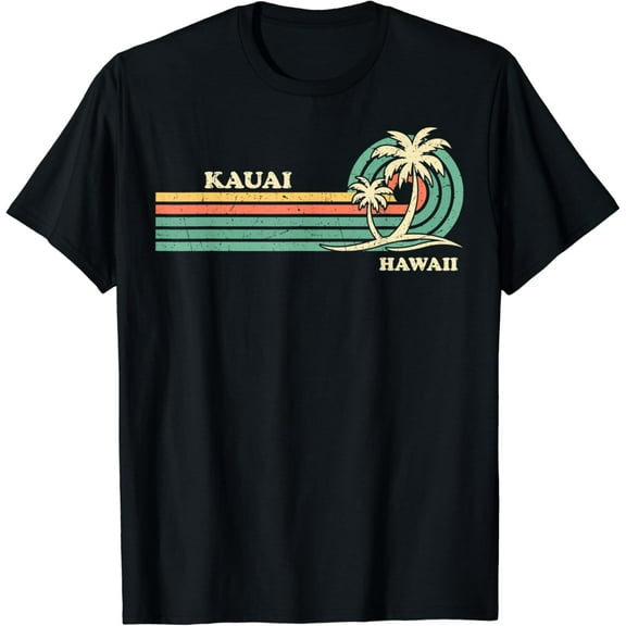 Funny Vintage Retro Summer Vacation Hawaii Kauai Beach T-Shirt Unisex S-5XL Hot Trending Shirt, Vintage Birthday Gift