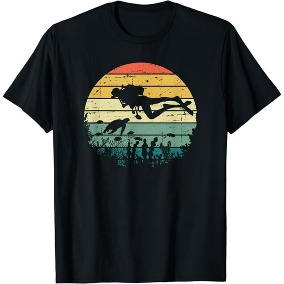 Funny Vintage Scuba Diving Dive Diver T-Shirt