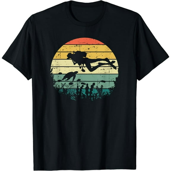 Funny Vintage Scuba Diving Dive Diver T-Shirt