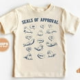 thumbnail image 1 of Funny Vintage Toddler T-Shirt - Seals Of Approval Retro Tshirt - Retro TODDLER SHORT SLEEVE TEE BELLA CANVAS 3001T, 1 of 3