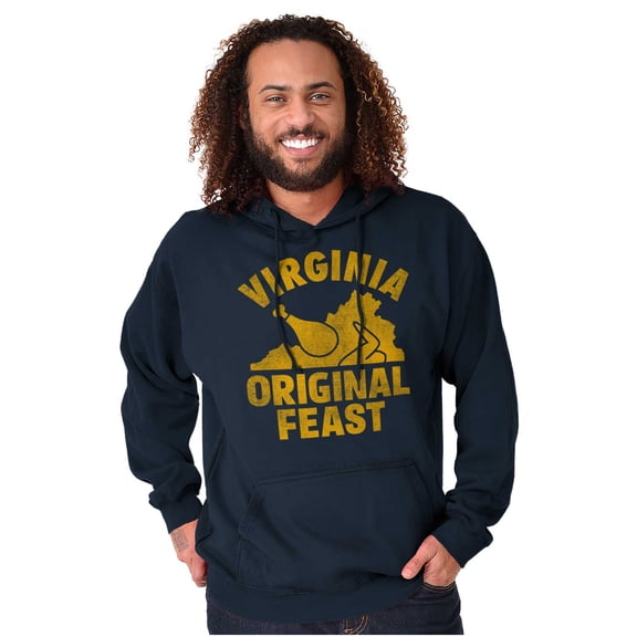 Funny Virginia Thanksgiving VA Turkey Hoodie Sweatshirt Women Men Brisco Brands L
