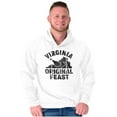 thumbnail image 1 of Funny Virginia Thanksgiving VA Turkey Hoodie Sweatshirt Women Men Brisco Brands M, 1 of 6