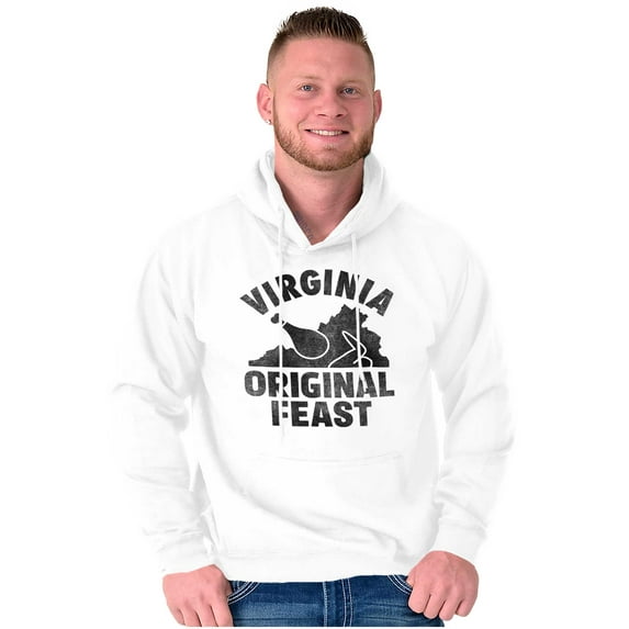 Funny Virginia Thanksgiving VA Turkey Hoodie Sweatshirt Women Men Brisco Brands M