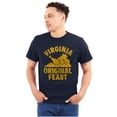 thumbnail image 1 of Funny Virginia Thanksgiving VA Turkey Plus Size Crewneck Graphic Tee Shirt Brisco Brands 3X, 1 of 4