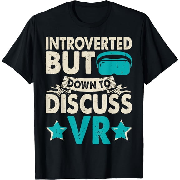 Funny Virtual Reality Lover VR Headset Gaming Gamer Gift T-Shirt