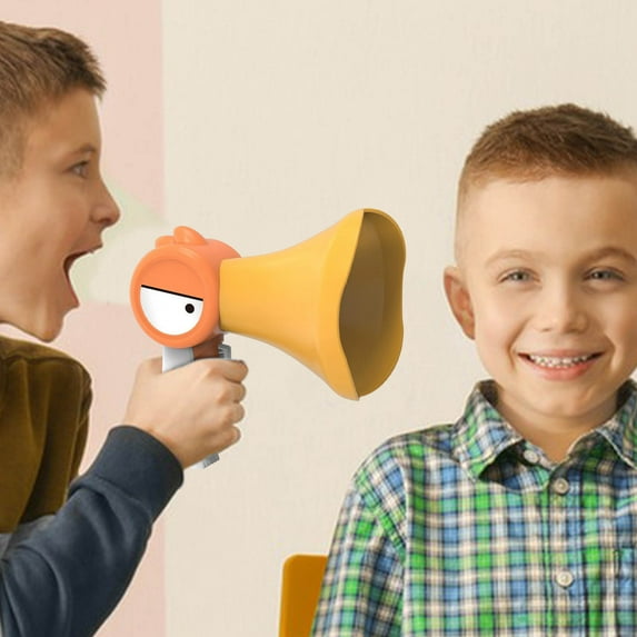 Funny Voice Changing Speaker with Sound Effects - White Noise & Bird Attractor, Hands-Free Lanyard Design, Recording Playback, Replaceable Battery, Portable Klds Toy Speaker for Outdoor Play