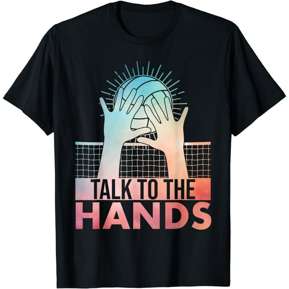 Funny Volleyball Art For Men Women Blocker Volleyball Player T-Shirt