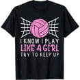 thumbnail image 1 of Funny Volleyball Design For Women Girls Volleyball Player T-Shirt Black Small, 1 of 4
