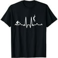 thumbnail image 1 of Funny Volleyball Heartbeat Volleyball T-Shirt, 1 of 3