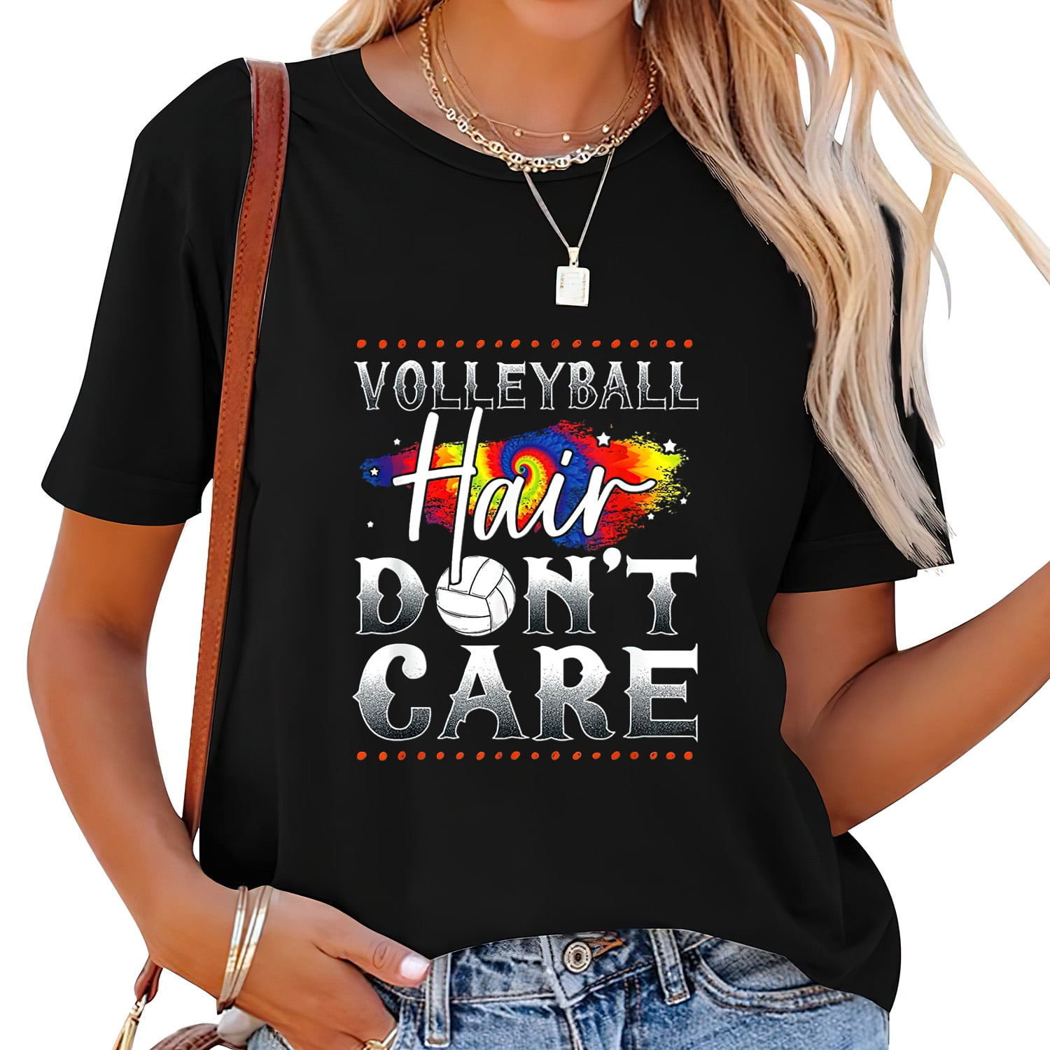 Funny Volleyball Shirt Women Girls Volleyball Player TShirt