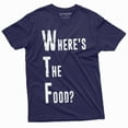 thumbnail image 1 of Funny WTF where is the food t-shirt Mens Womens Humor Foodie hunger shirt, 1 of 5