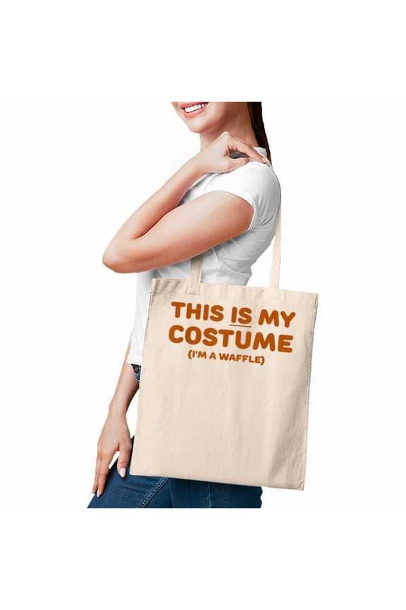 Funny Waffle Halloween Costume Trick Or Treat Party Tote Bag
