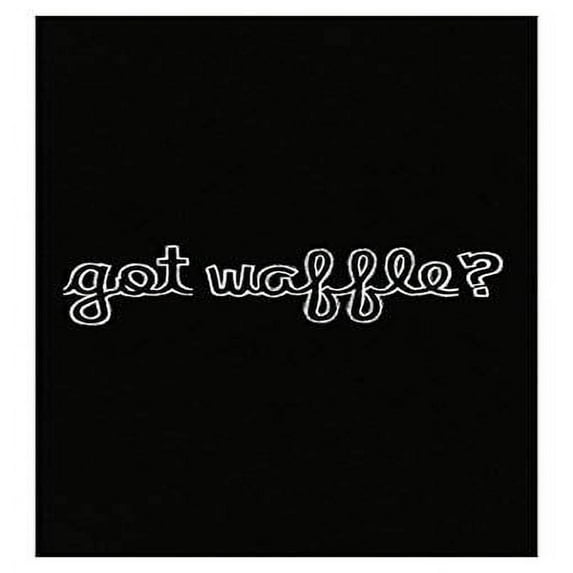 Funny Waffle Poster - 13x19 - Wall Decor for Kitchen Gift