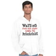 thumbnail image 1 of Funny Waiting to Procrastinate Joke Zip Up Hoodie Men's Women's Brisco Brands S, 1 of 6