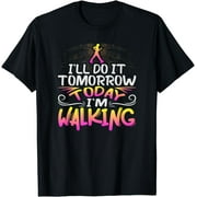 Funny Walking Exercise Design for Healthy Walker T-Shirt