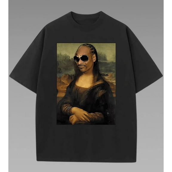 Funny Wall Decoration Painting Print Casual Women's Classic T-Shirt 1 Pcs 220g Heavy Cotton T Shirt