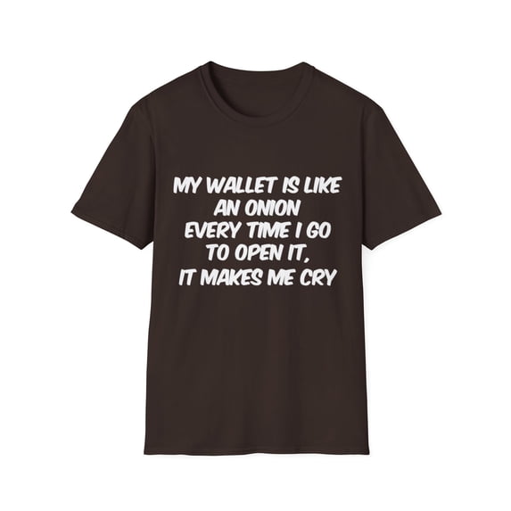Funny Wallet Onion Novelty Sarcasm Graphic Tees