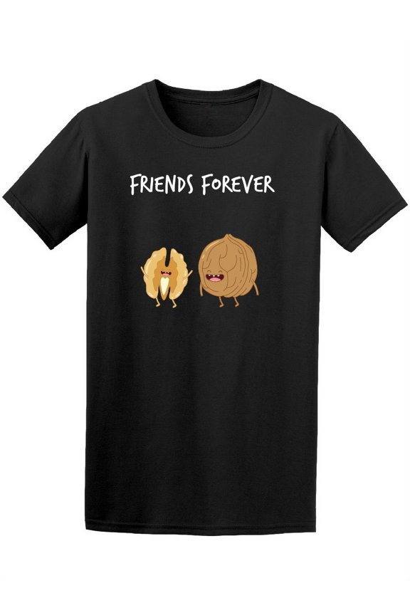 Funny Walnut Friends Forever T-Shirt Men -Image by Shutterstock, Male Small