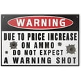 thumbnail image 1 of Funny Warning Tin Sign Danger Do Not Touch Hurt While Dying 12x8 Inches, 1 of 5