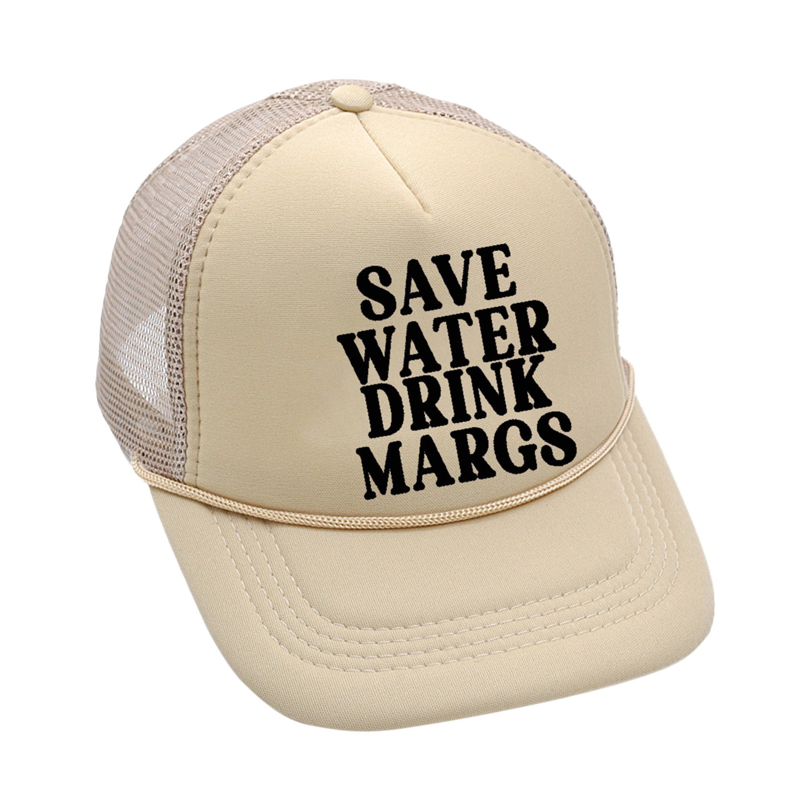 Funny Water Drink Margs Trucker Hat for Women Men Cute Graphic Funny Water Drink Margs Trucker Hat for Women Men Cute Graphic