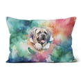 thumbnail image 1 of Funny Watercolor Adorable Mastiff Peeking Through Torn Paper Effect Pillow Cushion Double Sided Mastiffs Dog Lover Gifts Idea Throw Pillow - 00026, 1 of 4